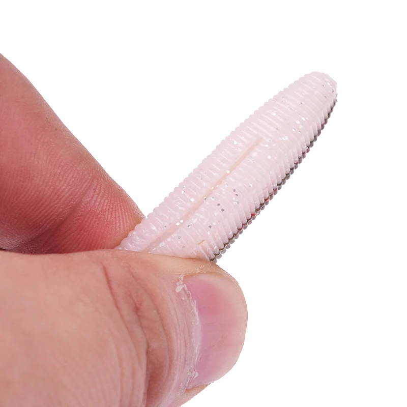 Señuelos blandos de silicona con cola de dardo para pesca, cebo Artificial de 10cm y 4,5g, con sal, 6 unids/lote - imagen 4