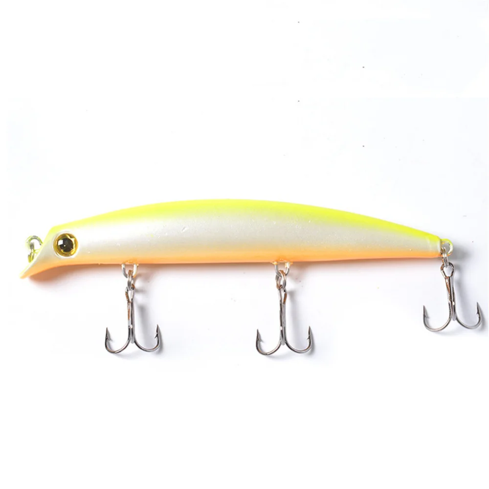 Señuelo de Pesca Popper, anzuelos artificiales de plástico duro para lubina, Wobbler Crankbait, aparejos de Pesca de carpa, 12cm, 14,8g, 1 ud. - imagen 4