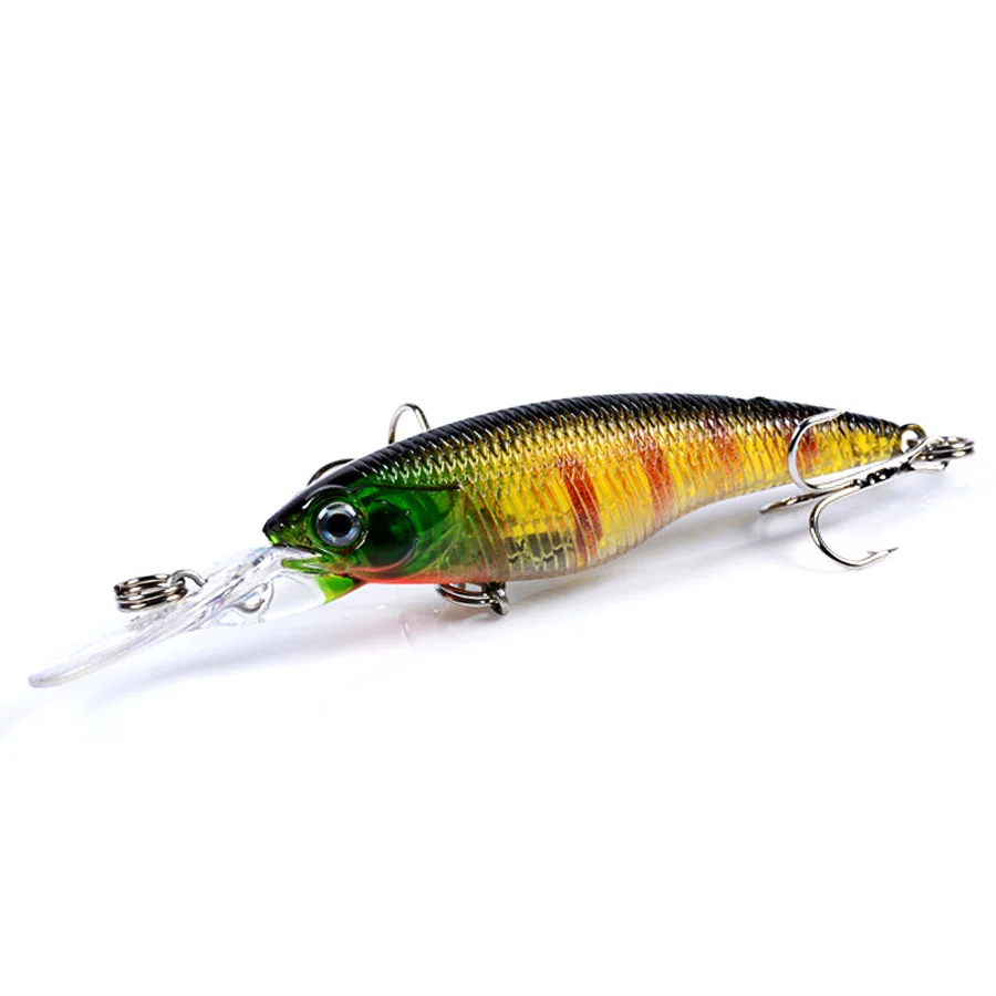 Señuelos flotantes para Pesca, cebos crankbait de 8,2 cm y 5,7g, aparejos de Pesca de carpa, cebo duro para lubina, Wobblers artificiales para curricán - imagen 2