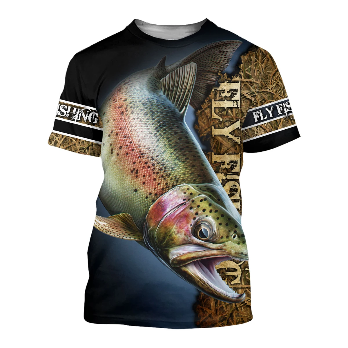 Camiseta Hipster de verano 2025 para hombre, camiseta de manga corta con estampado 3D de Lucio y pesca, camisetas informales Unisex TX0173 - imagen 3