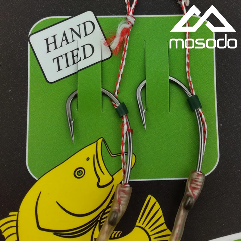 Mosodo-aparejo de pesca con anzuelos BKK, aparejos Pop-Up 2 #4 #6 #8 #, aparejo de pelo atado listo con tornillo Boilie, accesorios de pesca - imagen 5
