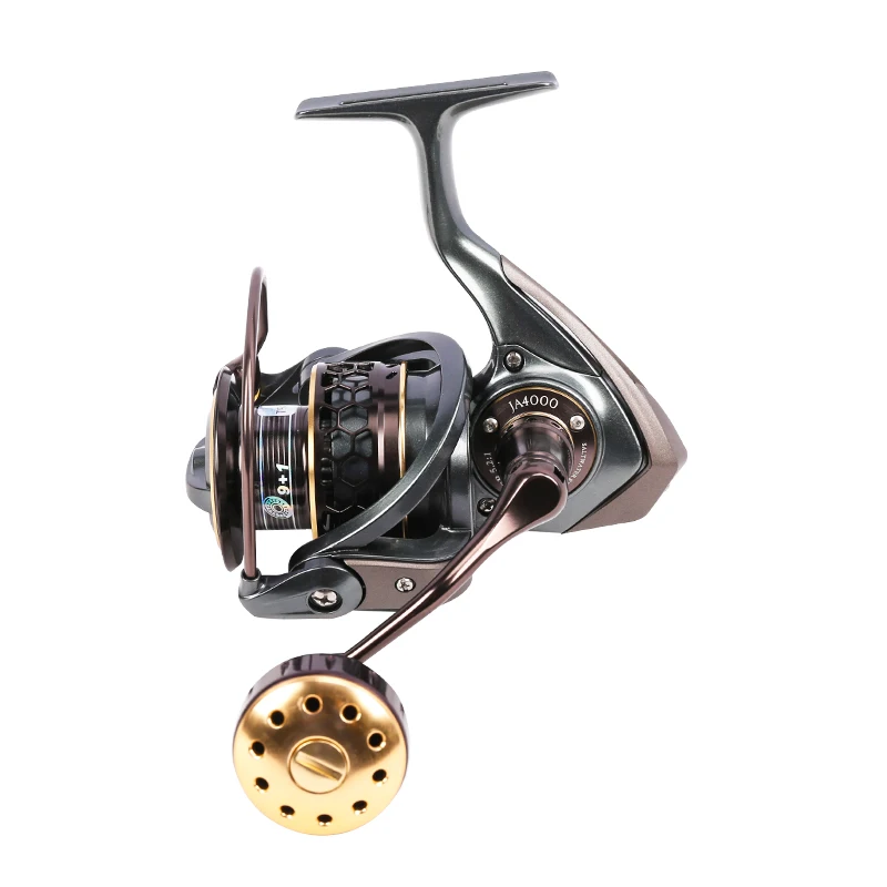 Carrete giratorio 10BB 4000S 5000S, rueda lejana 5,2: 1, Ratio De engranaje De alta velocidad, carretilla De Pesca, 7KG, potencia De arrastre máxima, bobina Rock Angeln - imagen 2