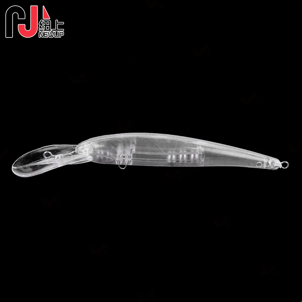 Cebos nude en blanco, 11cm, 8,2g, crankbait, pececillos, cuerpos de señuelos sin pintar, cebo de pesca, 10 Uds. - imagen 5