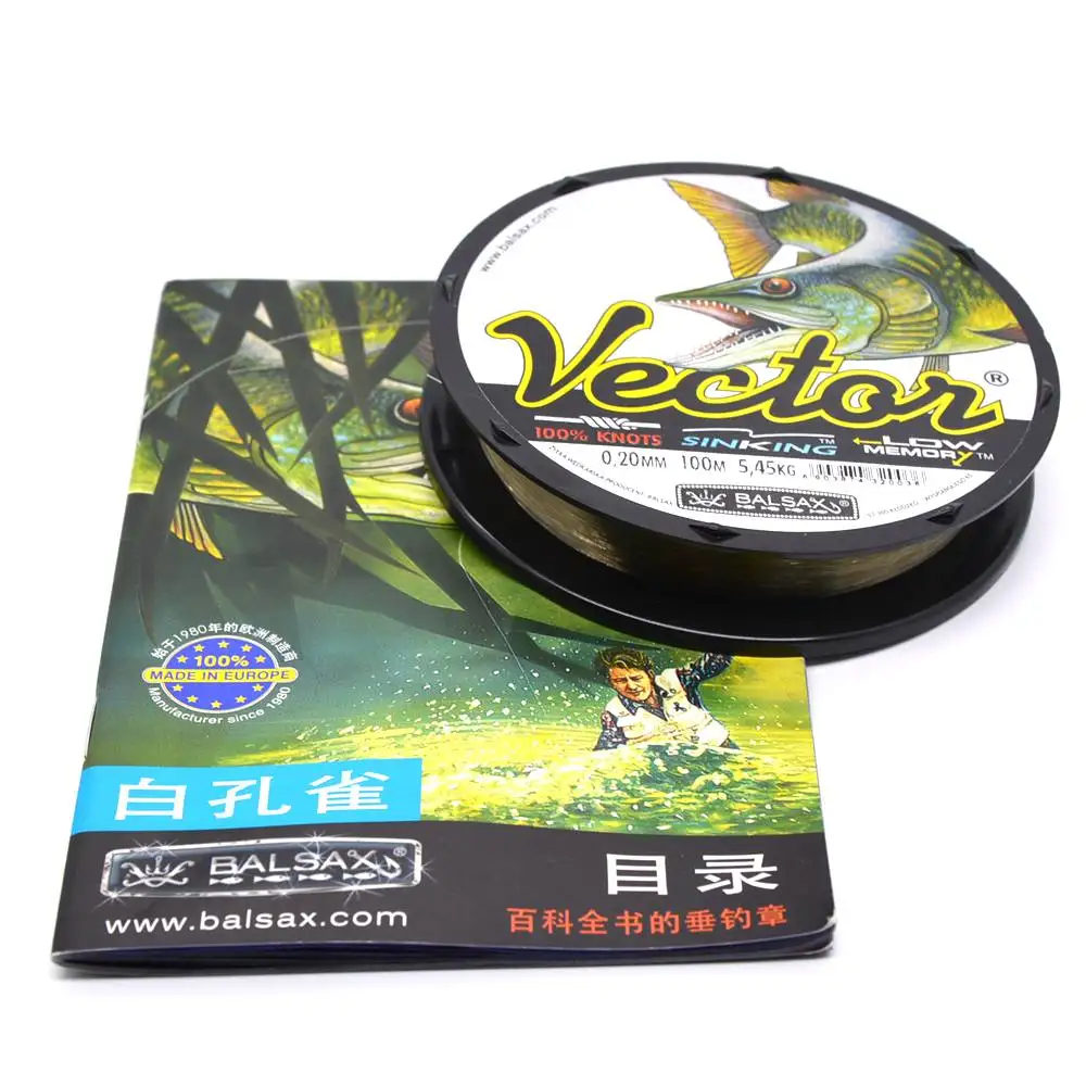 TAKEDO pesca en el mar súper fuerte 100M VECTOR línea de nailon 10-54LBS para pesca de carpa lago río línea de carpa