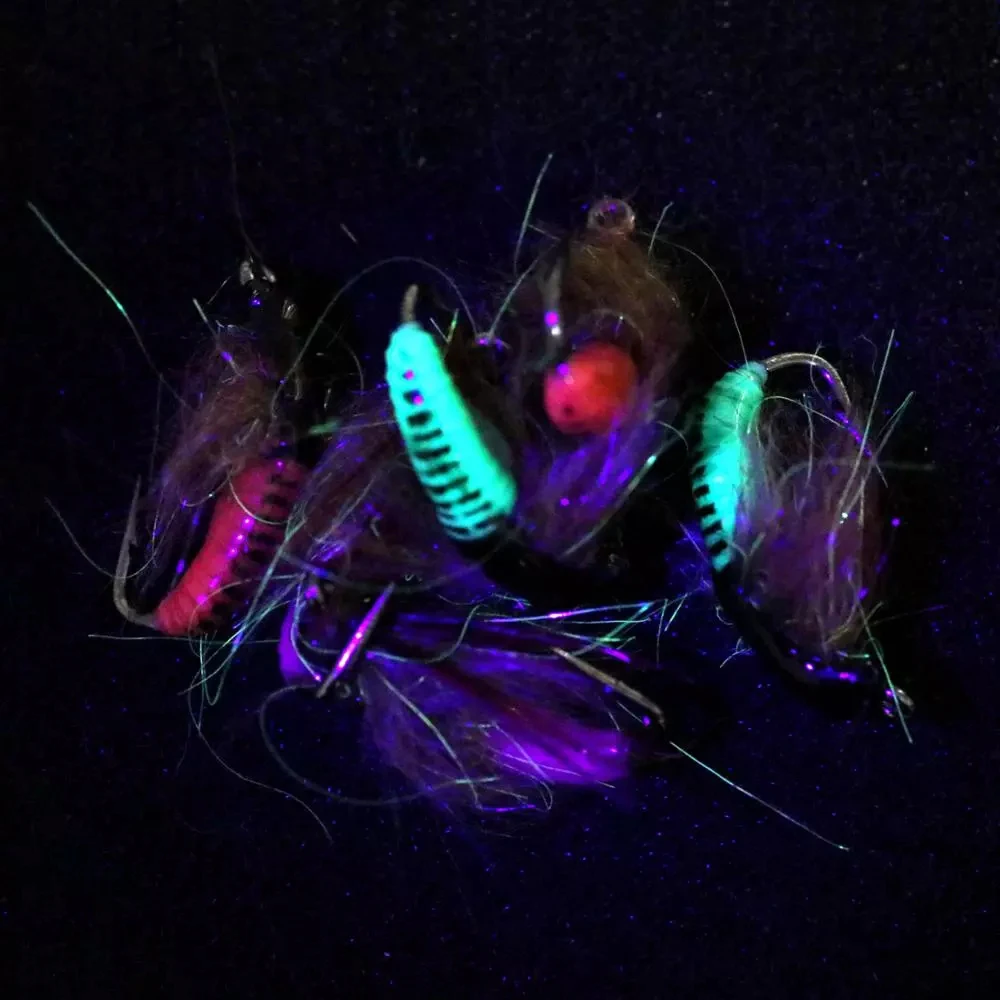 Wifreo-señuelo de pesca Artificial, cebo UV con abalorios, para trucha, pesca en hielo - imagen 5