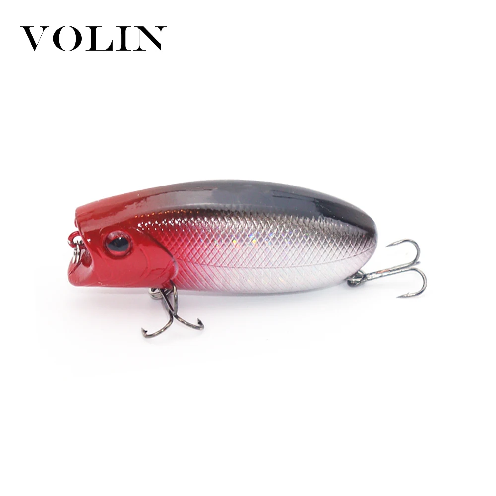 VOLIN-señuelo de pesca con manivela dura, cebo duro Artificial de 55mm y 10g con bola, 1 unidad - imagen 4