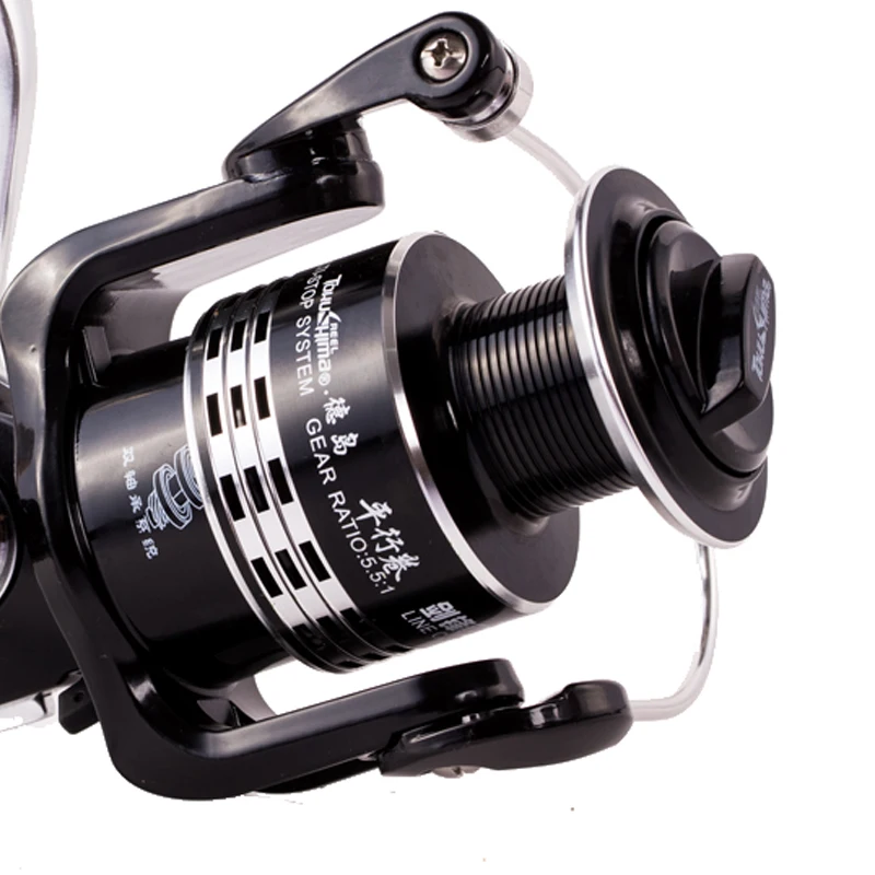 TOKU SHIMA tokusima Jianfeng HY-carrete de pesca, hilo de pesca de metal, 15BB, rueda giratoria, Yalun Haitang - imagen 4