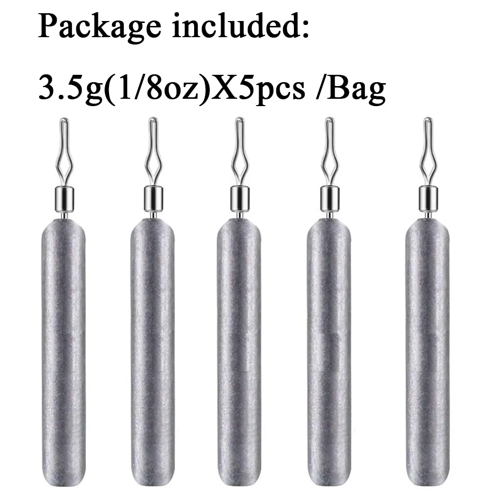 5pcs 3.5g sinkers