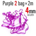 4mm 2bag  Purple