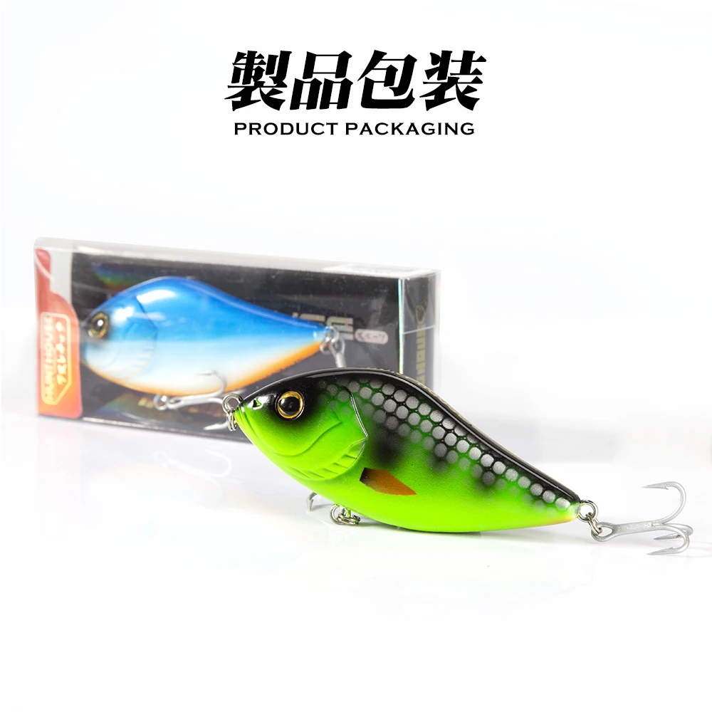 Hunthouse Salmo Slider Sinker Jerkbait señuelo de pesca VIB Pike 7 y 10cm Crankbaits Jerkbaits señuelo de pesca leurre pesca LW130 - imagen 5