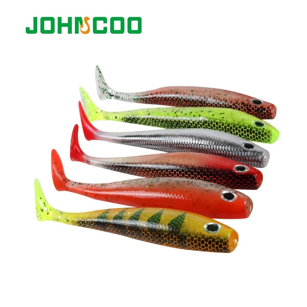 JOHNCOO-señuelo de pesca suave, 4 Uds., 115mm, 11,4g, gusano de silicona, Wobbler, cebos para sábalo, Lucio, pececillo, Swimbait, señuelo de Jigging - imagen 2
