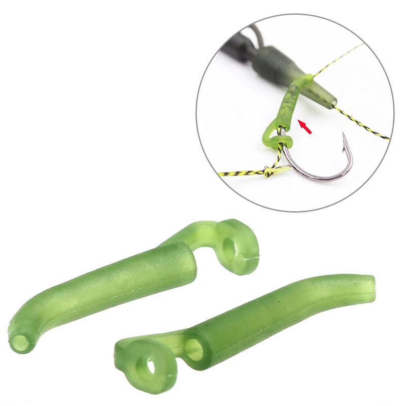 Accesorios de pesca de carpa, manguitos de anzuelo listos para d-rig, alineador de línea, aparejos de Terminal Zig rig, conectar Boilies Pop-Up, 20 Uds. - imagen 5