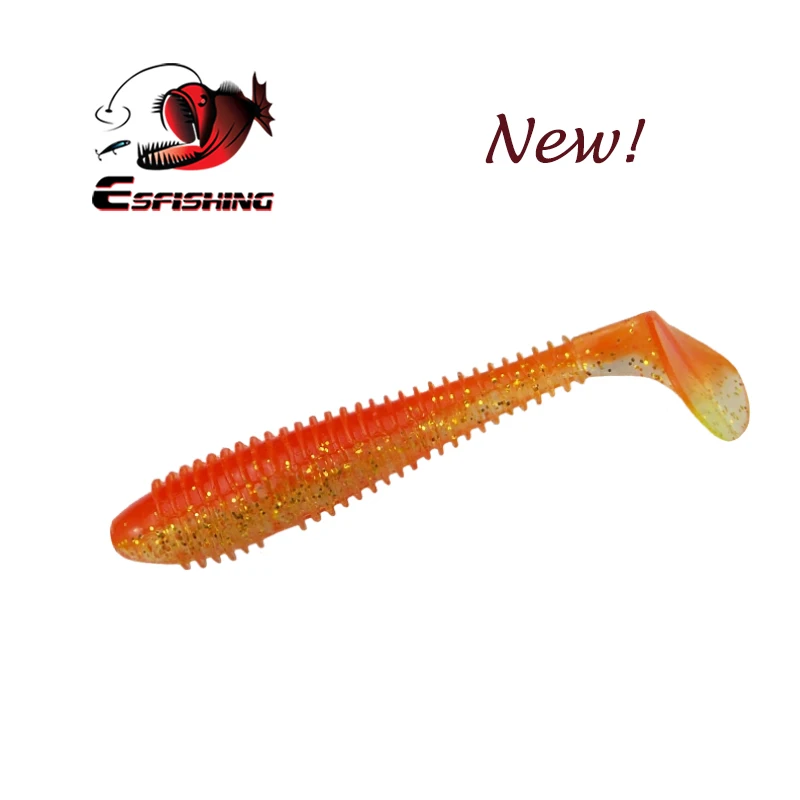 KESFISHING Pesca señuelos blandos 125mm Vibro Shad cebos artificiales de silicona Pesca Swimbait Pike Bass pesca - imagen 3