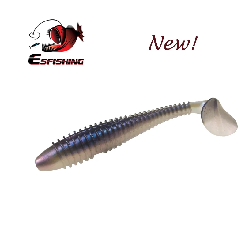 KESFISHING Pesca señuelos blandos 125mm Vibro Shad cebos artificiales de silicona Pesca Swimbait Pike Bass pesca - imagen 2