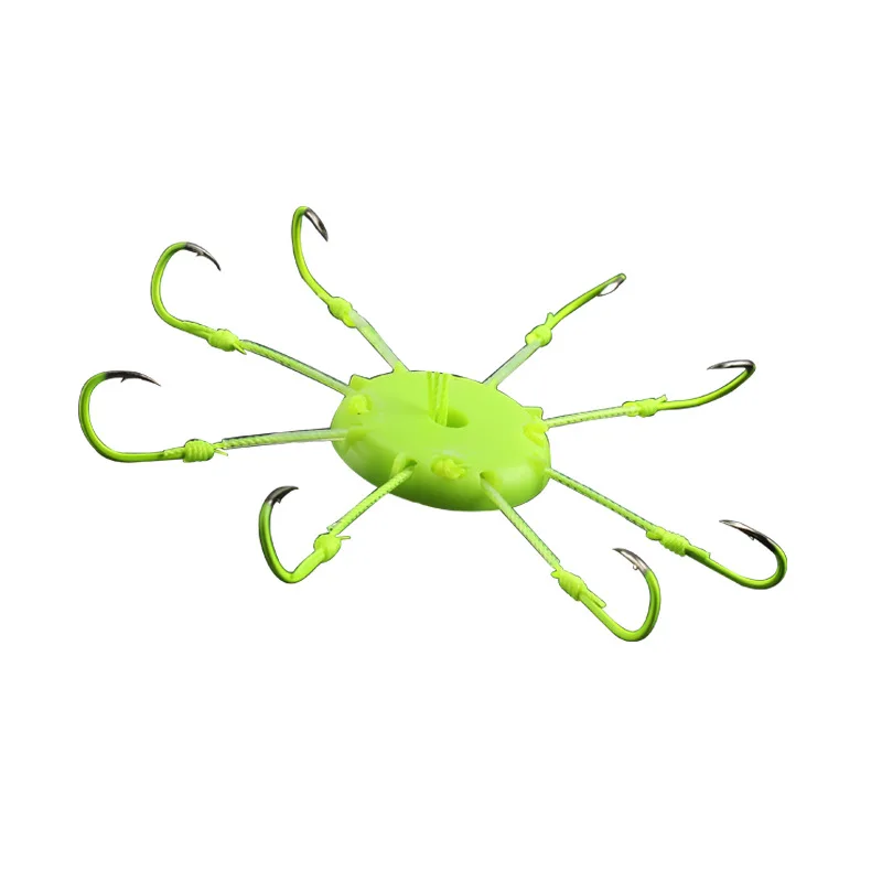 Nuevo diseño de anzuelo de cangrejo de pesca, anzuelos de explosión de carpa plateada, placa plana, señuelo Artificial cuadrado, anzuelo de cebo - imagen 3