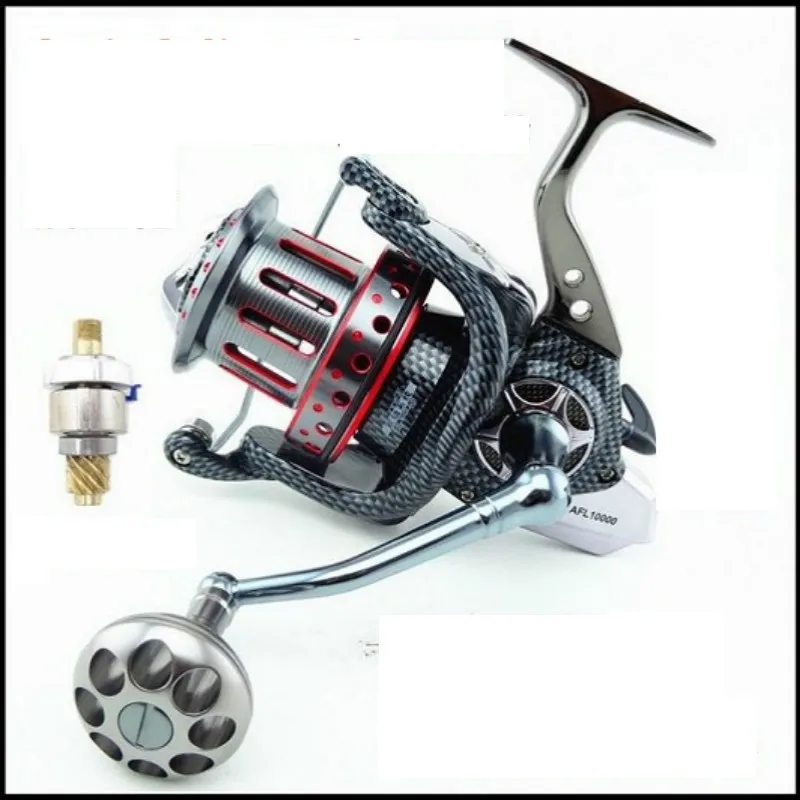 Carrete De Pesca en roca 8000: 1, 10000s, 12000s, 11BB, doble carrete, Ratio De engranaje, giratorio, rueda para Pesca De carpa - imagen 2