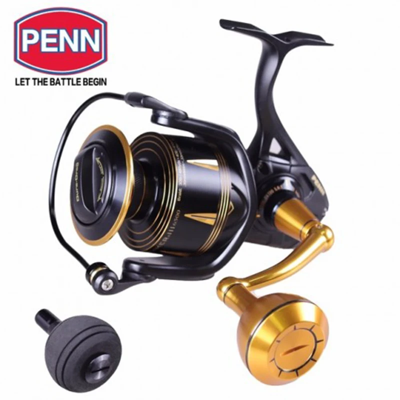 PENN-carrete de pesca giratorio SLAMMER III sliii 3500-10500, cuerpo de Metal completo, 6 + 1BB, engranaje CNC, carretes sellados de agua salada IPX6 - imagen 3