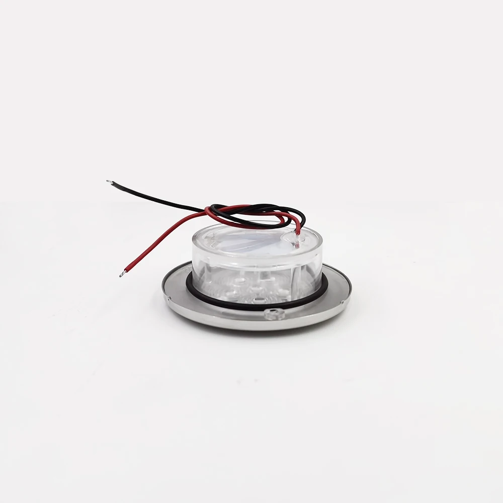 Lámpara Marina Tricolor de acero inoxidable para barco, luz LED de popa para yate, visibilidad de 2nm, 12VDC/12-24VDC - imagen 4