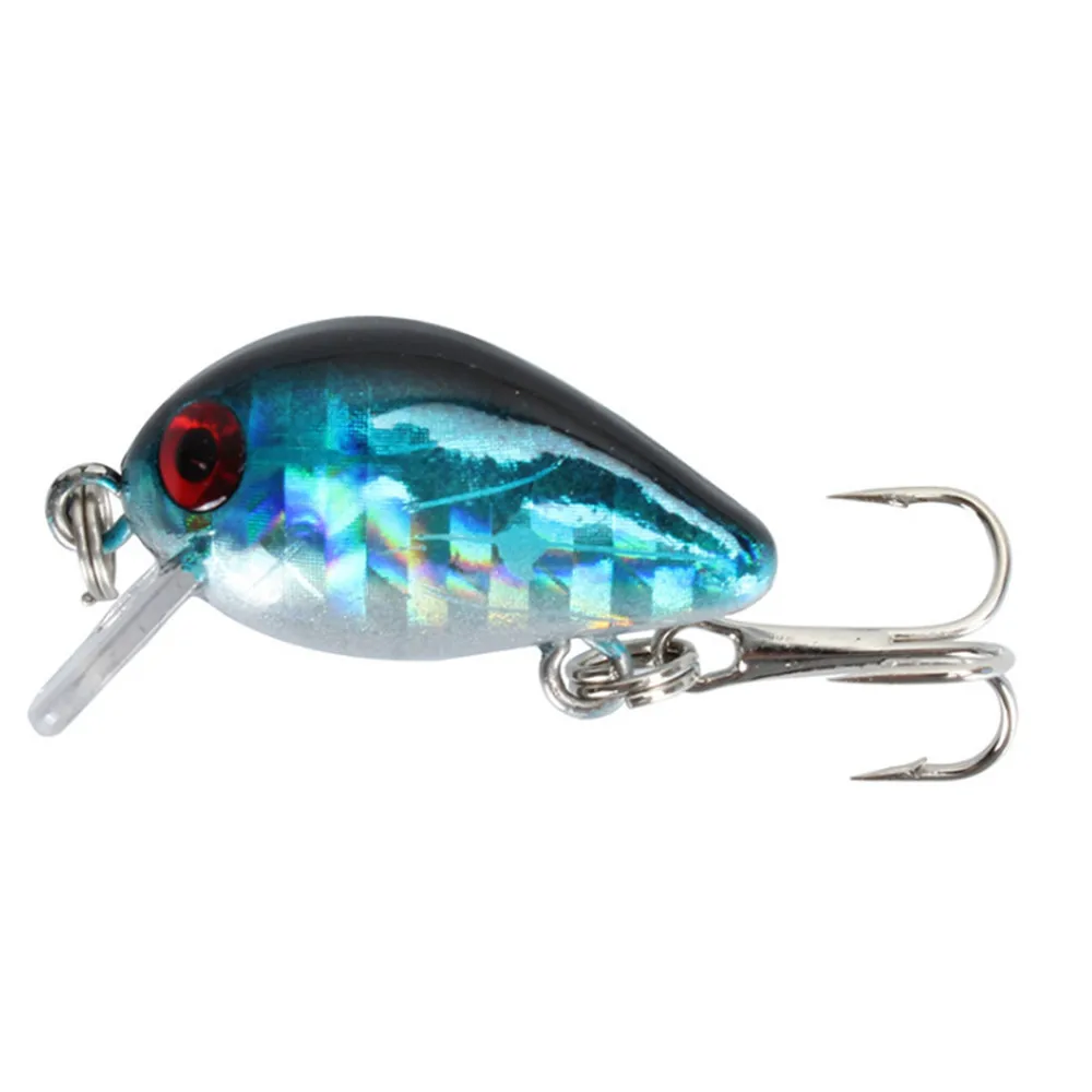 FISHINAPOT-señuelo de Pesca Artificial, 1 unidad, 3cm, 1,7g, Wobbler de colores, Japón, cebos duros, buceo, Mini Pesca, Crankbait