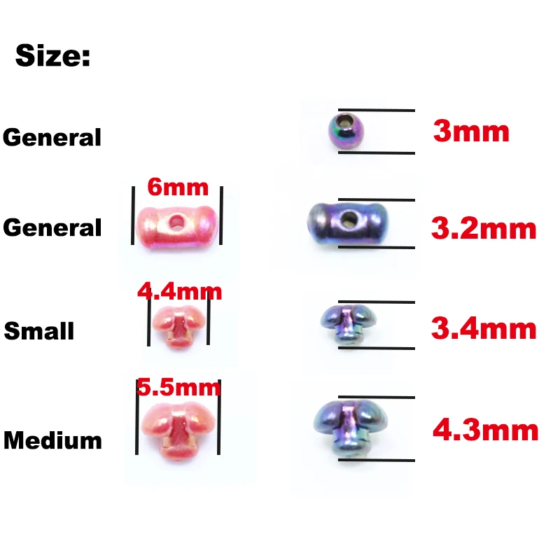 RoyalSissi-Paquete de 40 cuentas, señuelo de pesca con mosca de color arcoíris, bolas redondas de plástico, peso ligero, para mosquitos, superficie de agua - imagen 3
