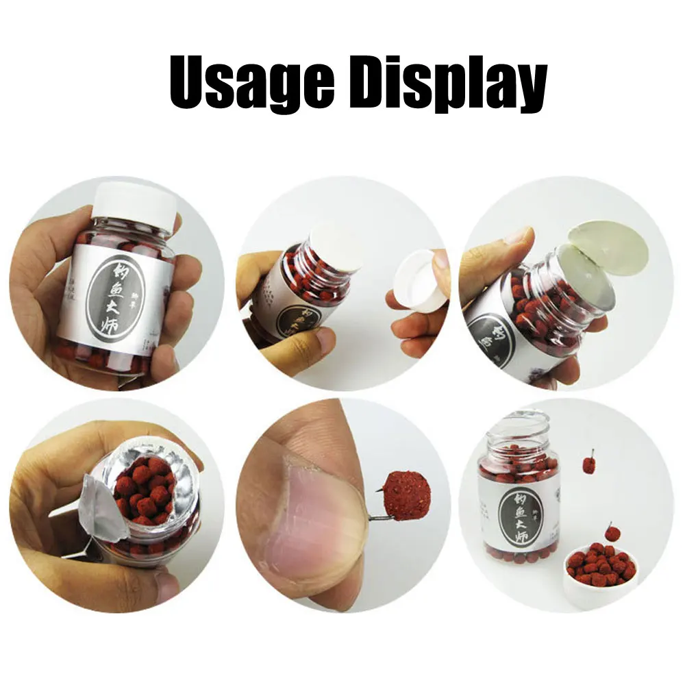 Cebos microflotantes para pesca de carpa, 1 botella, anzuelo rápido, cebo de fermentación de sabor, cebo Boillie para pesca de hierba de carpa cruciana - imagen 3