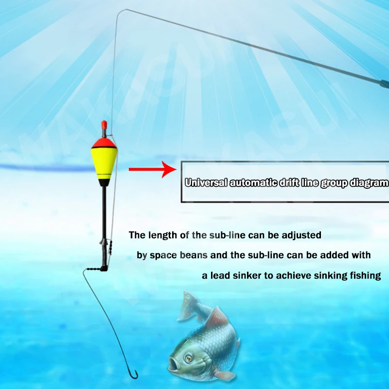 New1Pcs-flotador de pesca de carpa automático portátil, accesorios de aparejos, artefacto de pesca rápido + juego de accesorios, dispositivo de pesca al aire libre, producto en oferta - imagen 4