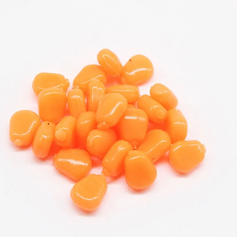 Señuelo de pesca con olor a maíz, cebo de plástico suave de silicona, 1cm/0,33g, señuelo flotante de Pellet suave, aparejos de pesca de carpa de hierba, 30 unids/lote - imagen 4