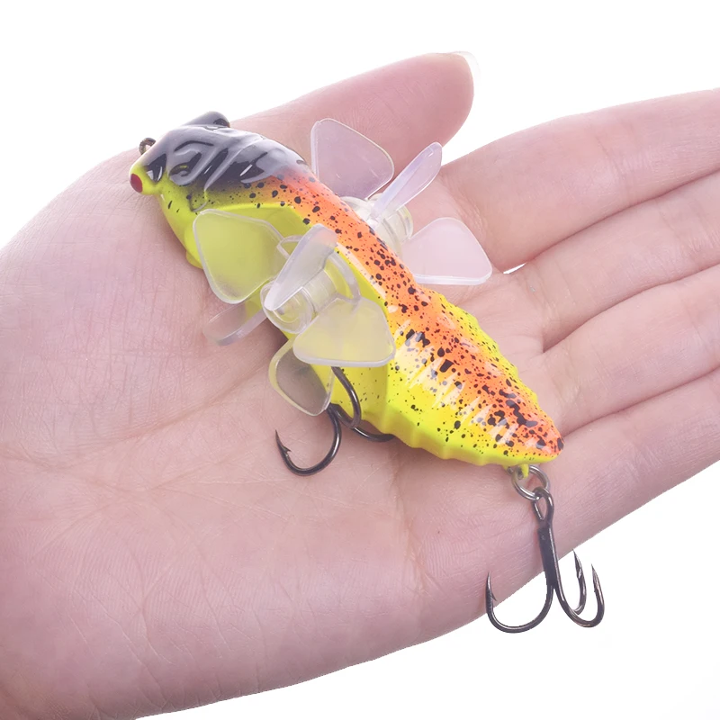 1 pieza hélice popper señuelos de pesca marina 7.5cm 15.5g agua superior curricán grandes wobblers señuelos artificiales con anzuelos 4 # Crankbaits - imagen 3