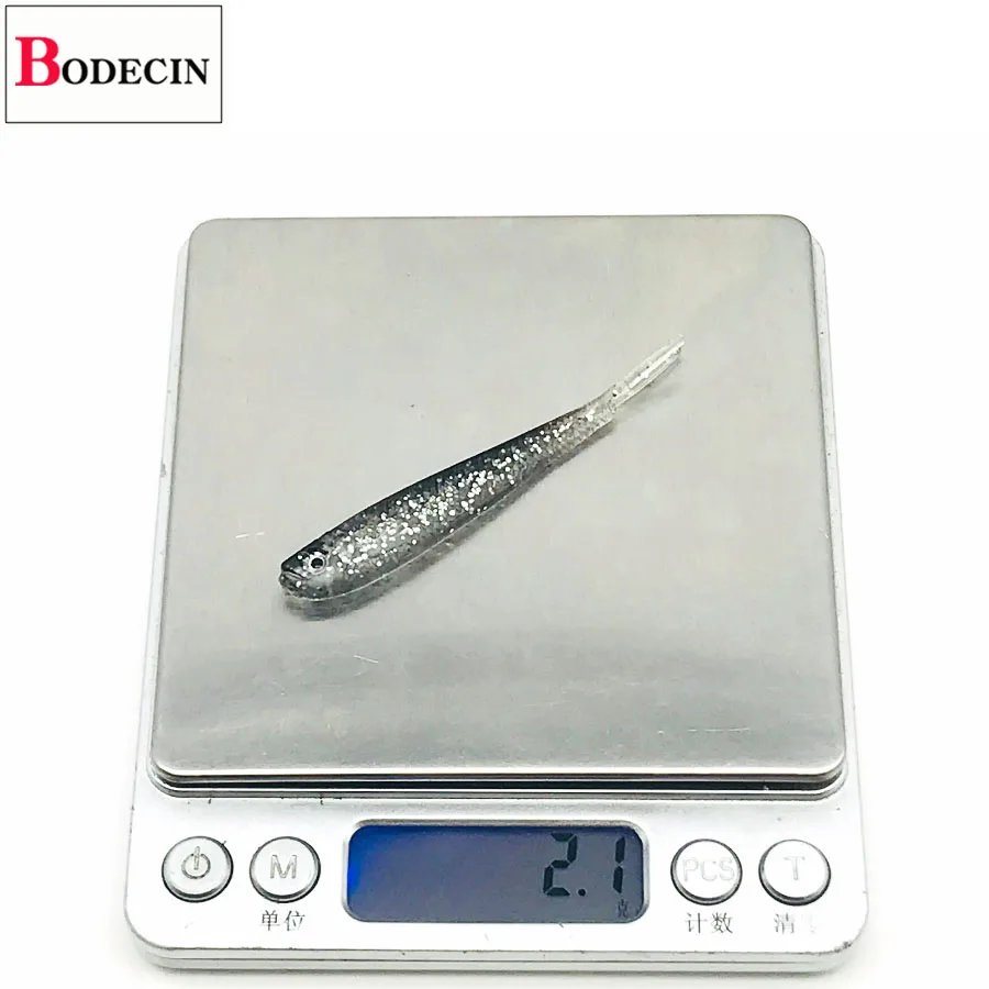 BODECIN-Wobblers/traje para cebo de Pesca, Señuelos blandos para pesca de curricán, Lucio, trucha, carpa, sábalo, Jerkbait, cebos falsos/artificiales de invierno, 10 piezas - imagen 5