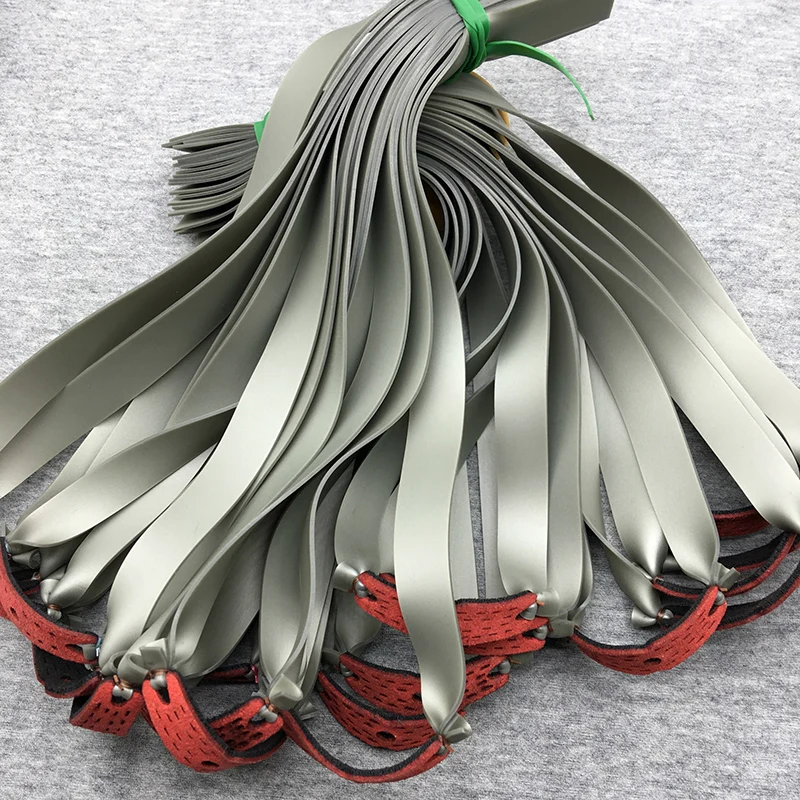 Banda de goma para tirachinas, 6 uds., 1,0mm, alta elasticidad, catapulta para exteriores, accesorios para caza y tiro - imagen 5