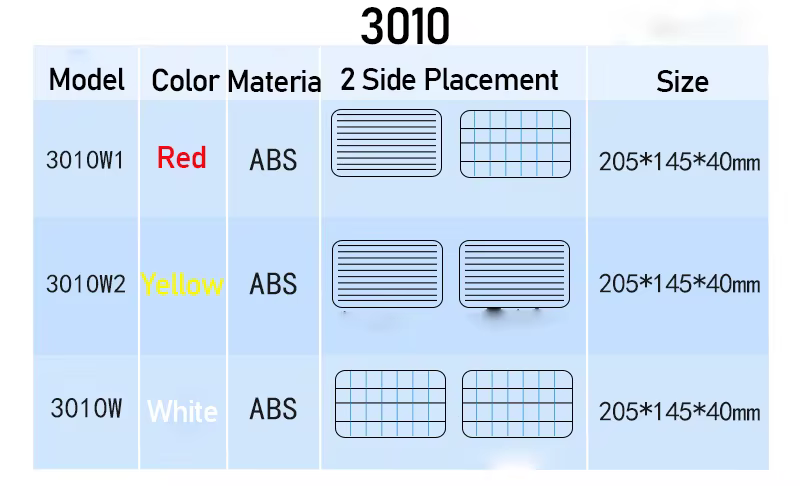 MEIHO-accesorios de pesca de doble cara, caja de almacenamiento de cebo, caja de plástico, 1010W, 3010W, hecho en Japón - imagen 5