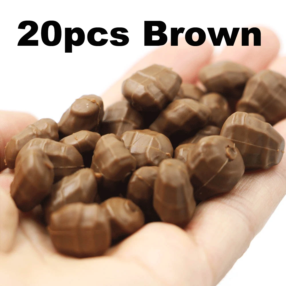 20 pcs Brown