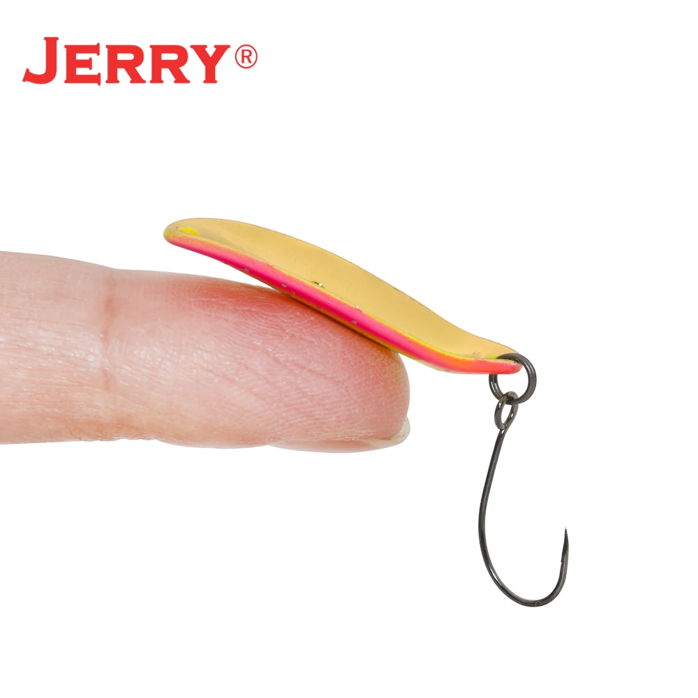 Jerry Mang-señuelo de Pesca con área de trucha, anzuelo Artificial Lrf, cebos giratorios Wobbler, cuchara de 3,1g para aparejos de Pesca de lubina y trucha - imagen 5