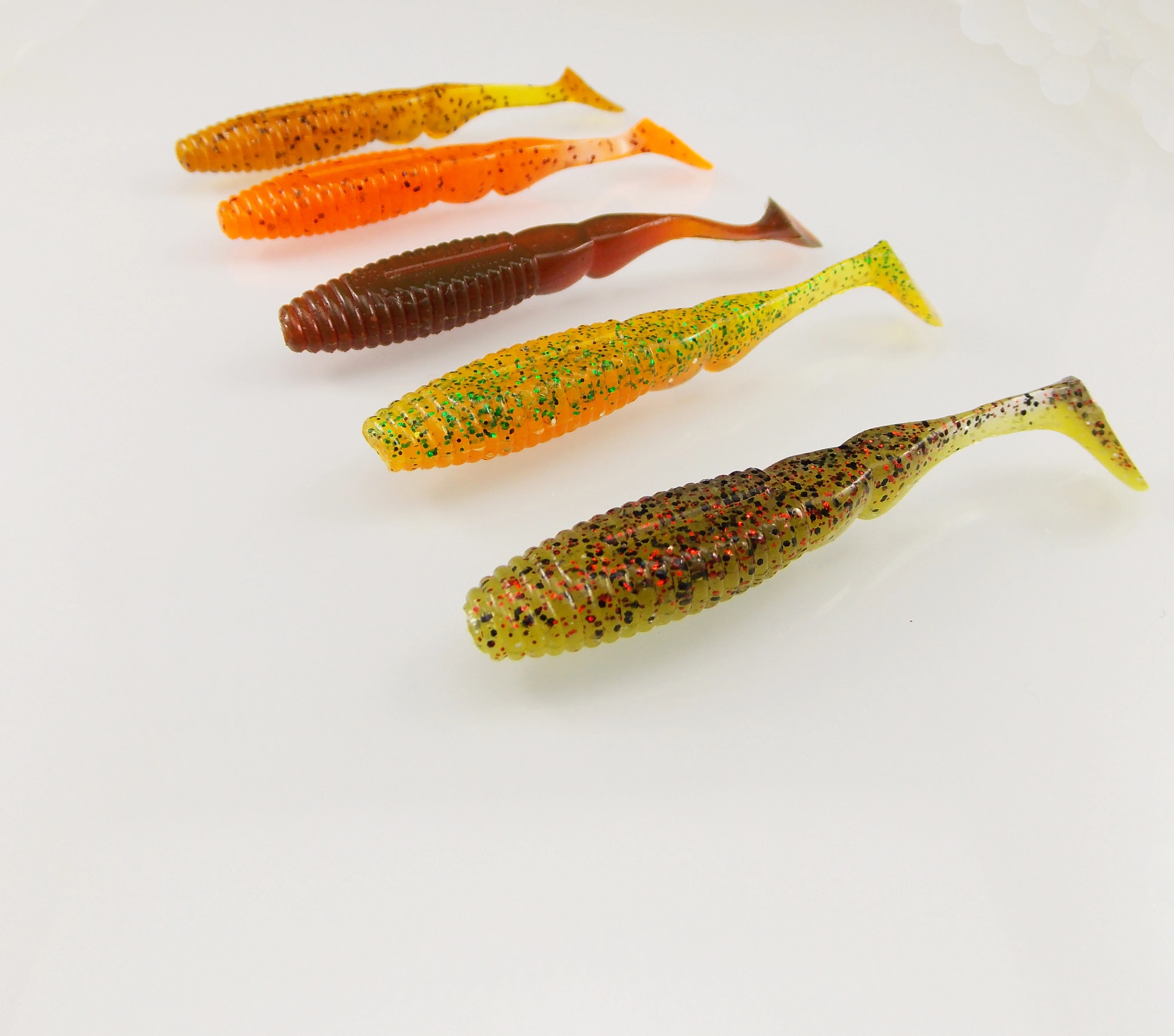 ESFISHING-cebo de silicona de plástico blando, alojamiento de amonita, 75mm, 4,6g, para Lucio, lubina, Pesca Artificial, aparejos de señuelo - imagen 3