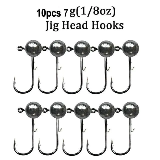 10pcs 7g fishhook