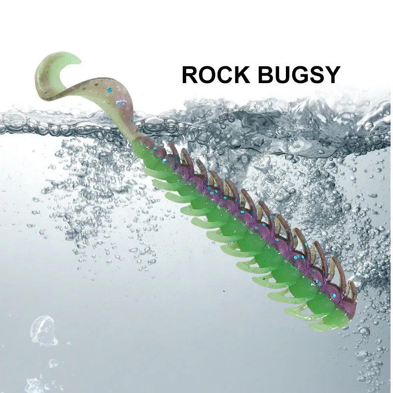 ESFISHING nuevo 70mm 2,8g Rock Bugsy Pesca cebos blandos artificiales aparejos tentáculos Wobbler para Lucio Señuelos de Pesca de lubina - imagen 5