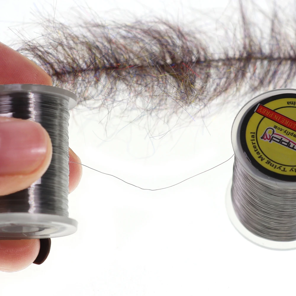 Wifreo Alambre de cepillo de doblaje, alambre inoxidable, cuerpo de atado de moscas ultrafino, hilo para atar moscas de Lucio - imagen 5