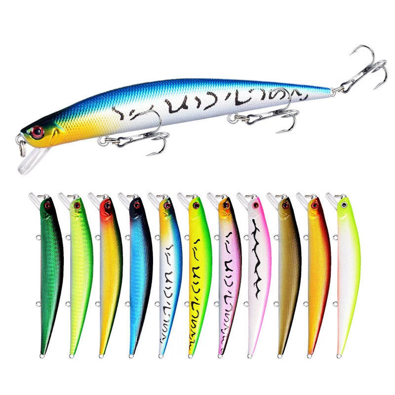 Señuelos de Pesca Minnow, cebo duro de 8,8 cm, 9,5g, wobbler Bass Pike, cebos artificiales de plástico para aparejos de pesca Crankbait, 1 ud. - imagen 4