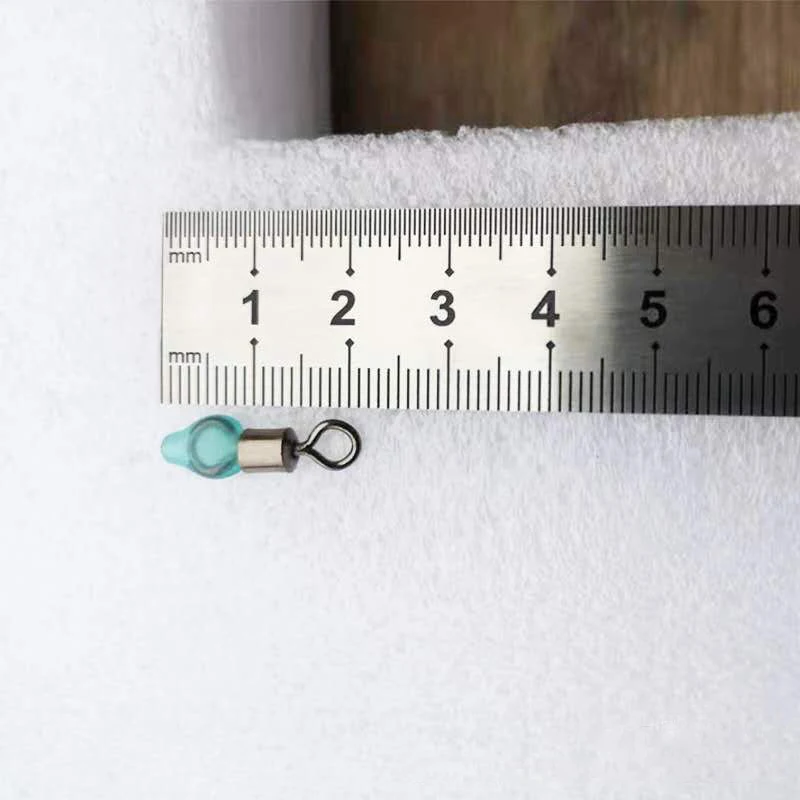 Venta al por mayor, 1000 Uds., Gel de sílice de frijol antienvuelto, conector de Pesca giratorio, accesorios de anillo de ocho caracteres, aparejos de Pesca - imagen 4