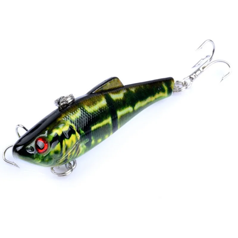 Señuelos de Pesca de hundimiento vibratorio Vib, cebo duro Artificial de 70mm y 6,5g, Crankbait pintado realista, Wobblers, aparejos de lubina, 1 ud. - imagen 4