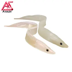 Texan Softjerk Wobbler Saury Blanco – Swimbait Biónico para Pesca Profunda