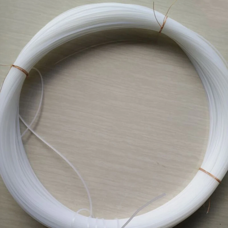 Sedal de Pesca de nailon, hilo de 0,5Kg, diámetro Normal de alta resistencia, 0,1-2,0mm, blanco, transparente, para objetos grandes - imagen 2