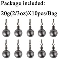 10pcs 20g sinkers