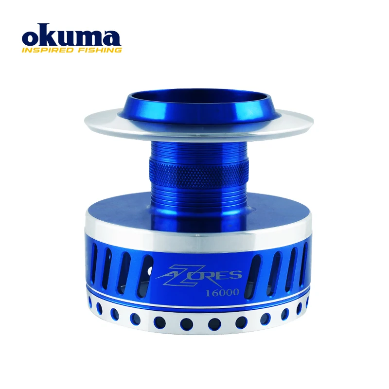 Okuma-carrete giratorio de Metal para Pesca, aparejos de Pesca de agua salada, arrastre máximo de 20KG, rueda lejana, 10000s, 16000s - imagen 3