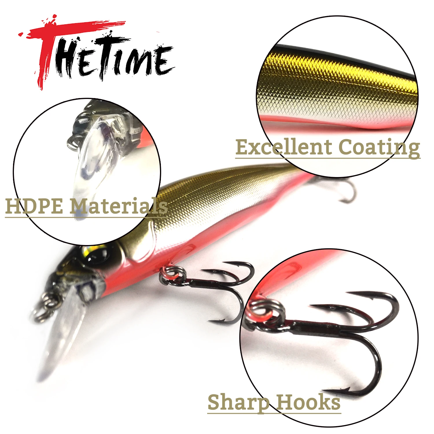 2022 nueva marca THETIME PHANTOM2 110SP suspensión Wobbler Minnow señuelo 110mm 19g cebo Artificial Mid-Warer para pesca de lubina - imagen 5