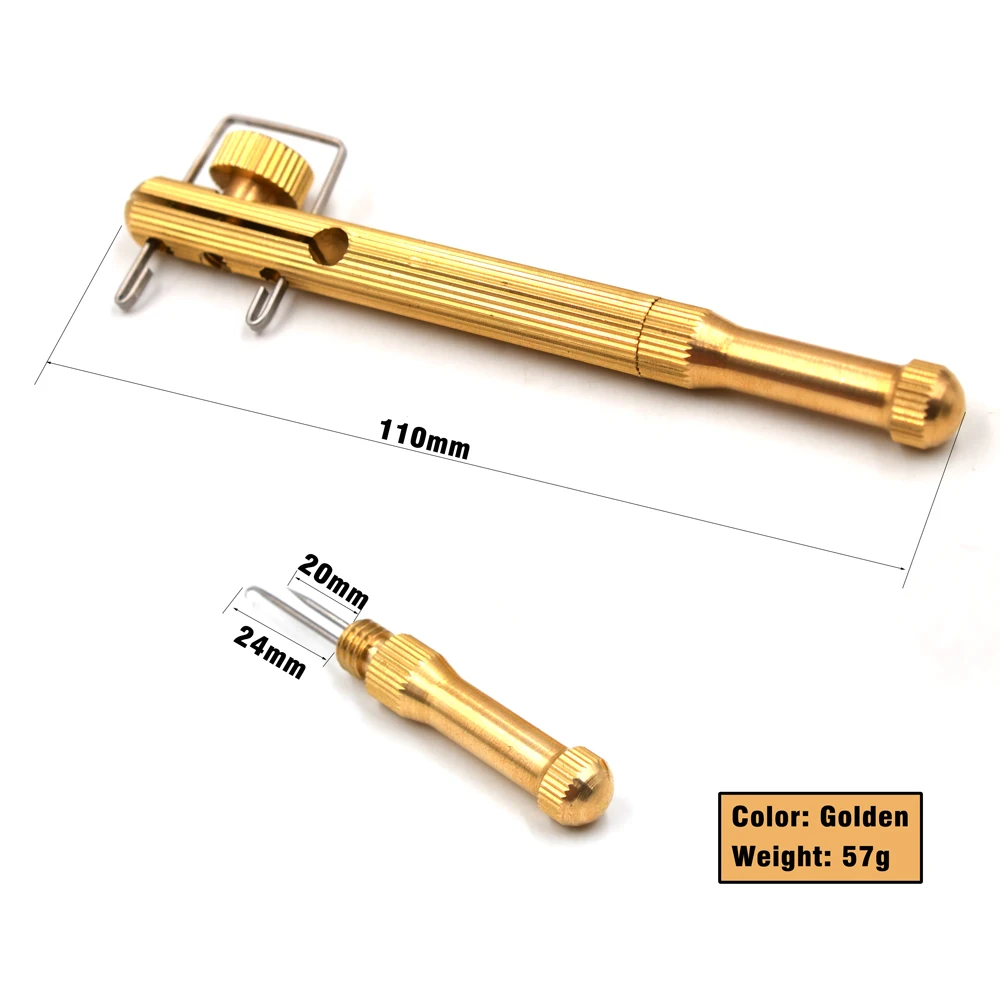 MNFT-Herramienta de anudado de línea de nudo práctica de aleación de piezas, removedor de desacoplamiento de anzuelos, dispositivo de amarre de línea de pescado, accesorios de pesca, 1 unidad - imagen 3