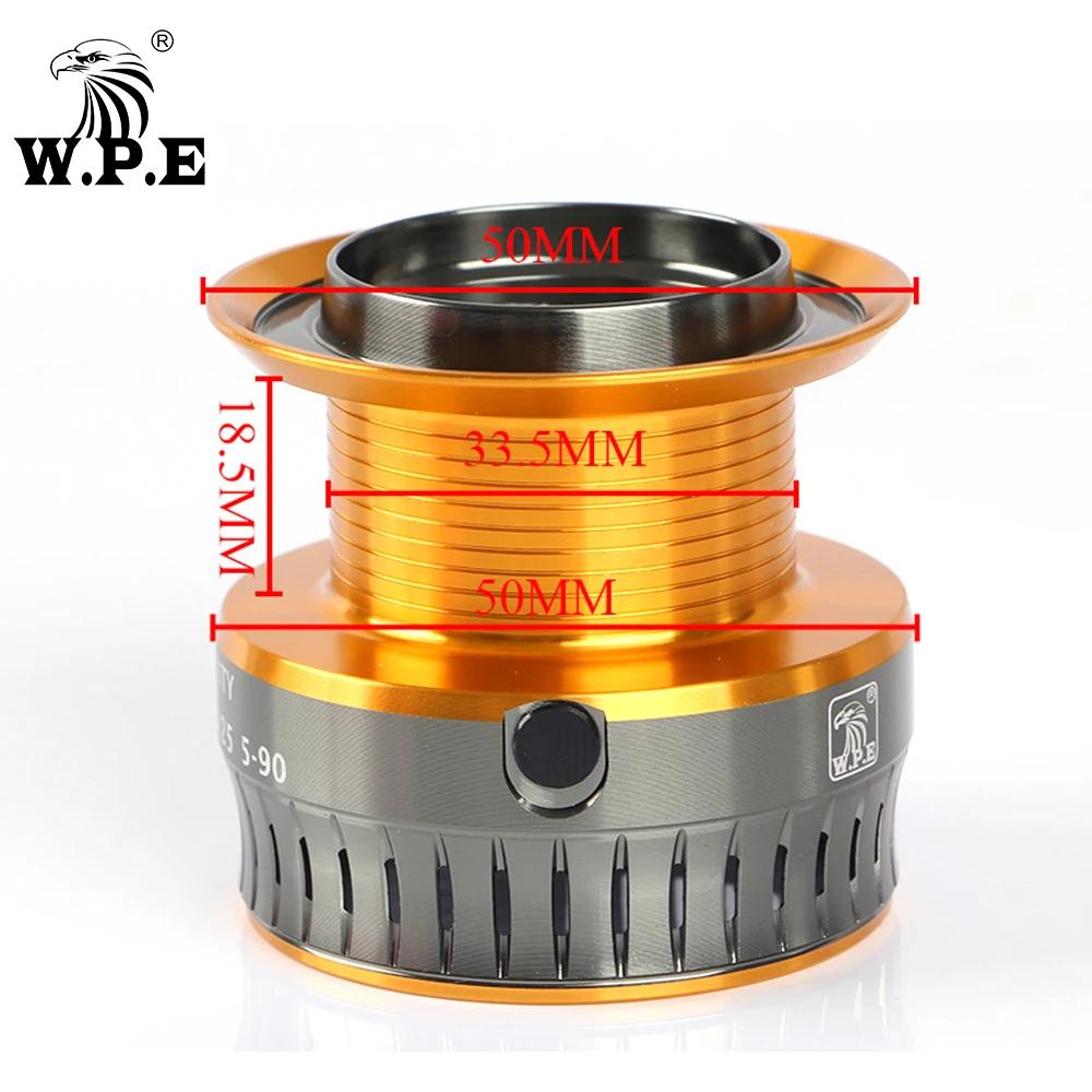 W.P.E-carrete de pesca giratorio TS3500 resistente al agua, 10 + 1 boinas de bola, carrete de carbono ligero 5,1: 1, aparejos de pesca de agua dulce - imagen 3