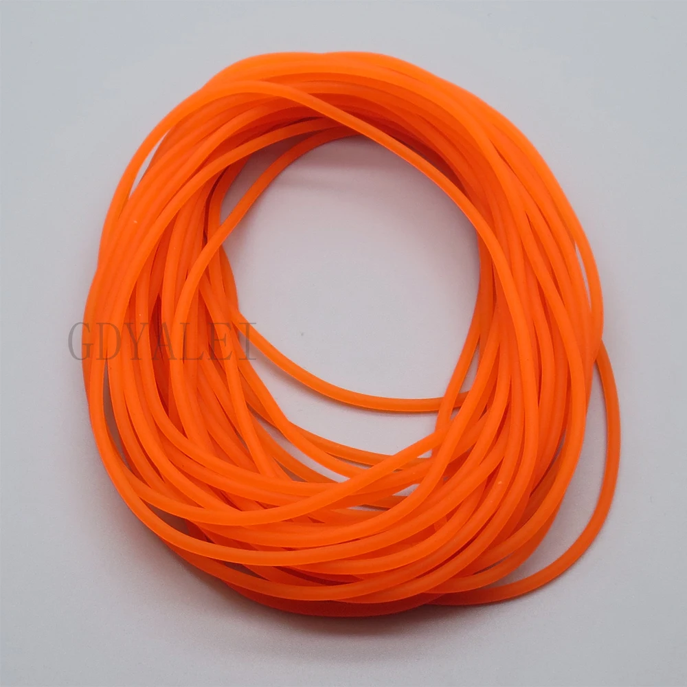Cuerda de pesca de goma, 1 metro, 5-10 metros, diámetro de 2,2mm, línea de goma elástica sólida, estiramiento de 1 metro, 7 veces - imagen 5