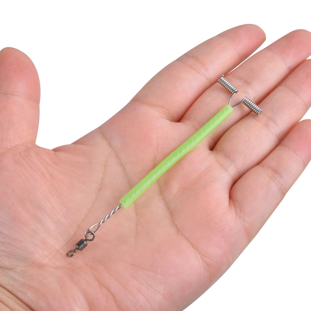 Aparejo giratorio de pesca en agua salada, línea cruzada en forma de T de 3 vías, ramas, cuentagotas, accesorios de aparejos terminales, 15 unids/lote por caja - imagen 5