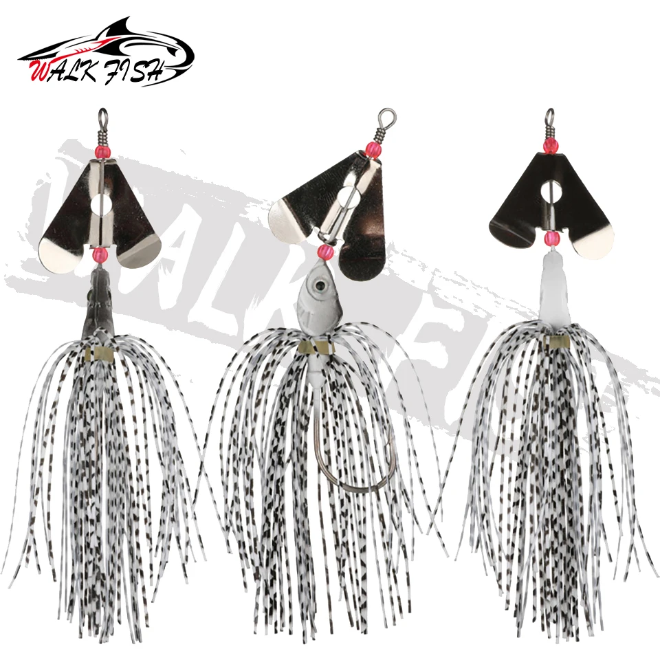 WALK FISH-señuelo de pesca con lentejuelas de Metal, Wobbler Spinners, 9cm/3,5 pulgadas, 14g/0,5 oz, 1 unidad - imagen 2